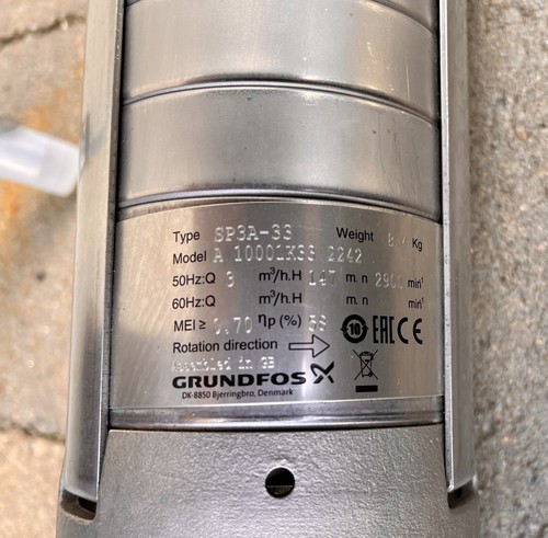 Grundfos 33 borehole - 3a-33,